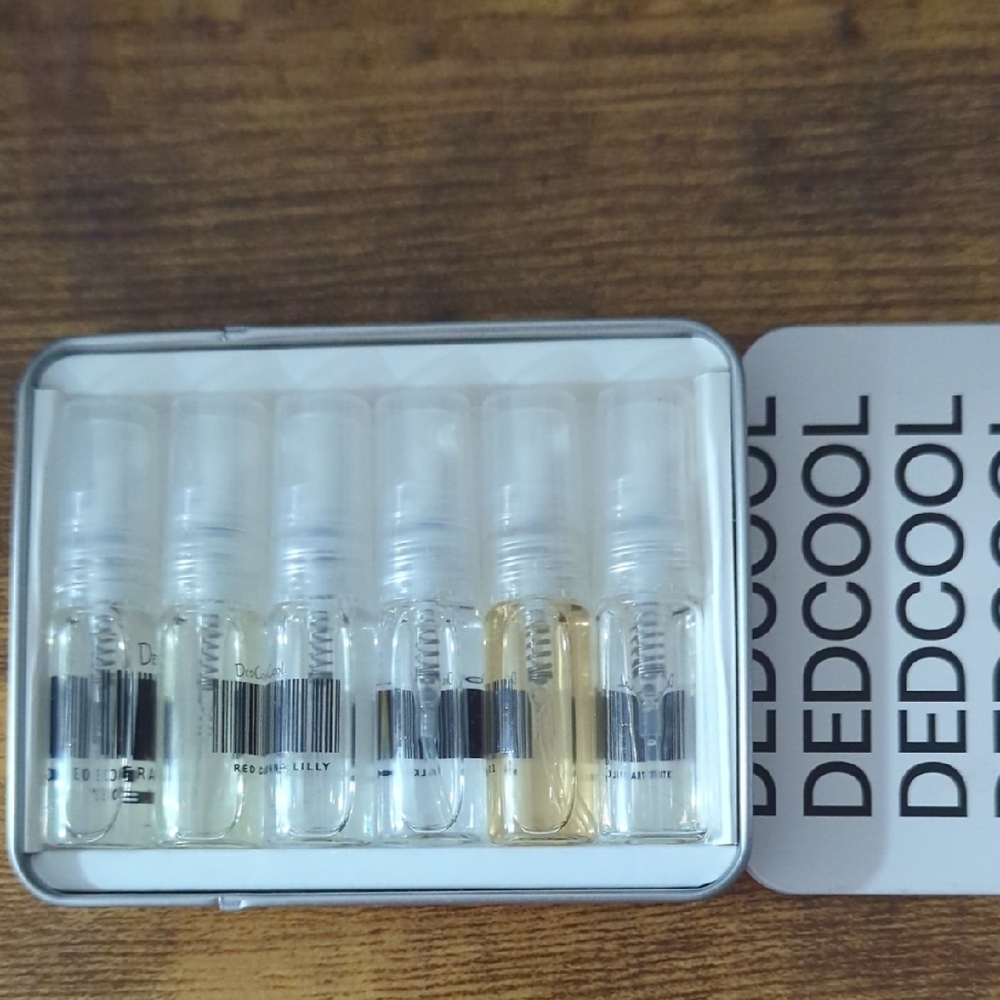 Fragrance Sampler Set - Clear and Gold